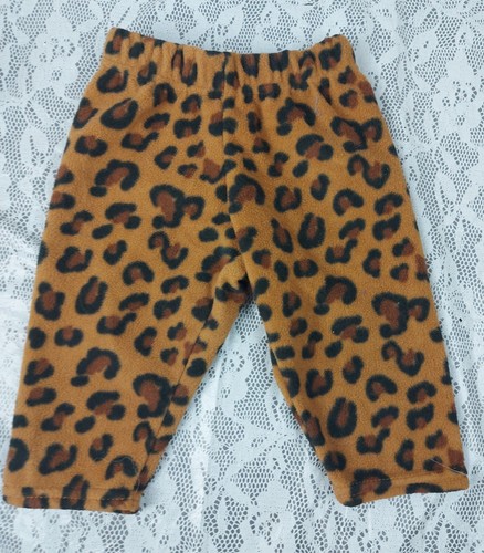 Old Navy Baby 0 6 Months Halloween Costume Leopard Cheetah Infant Hooded 2 Piece - Picture 3 of 12