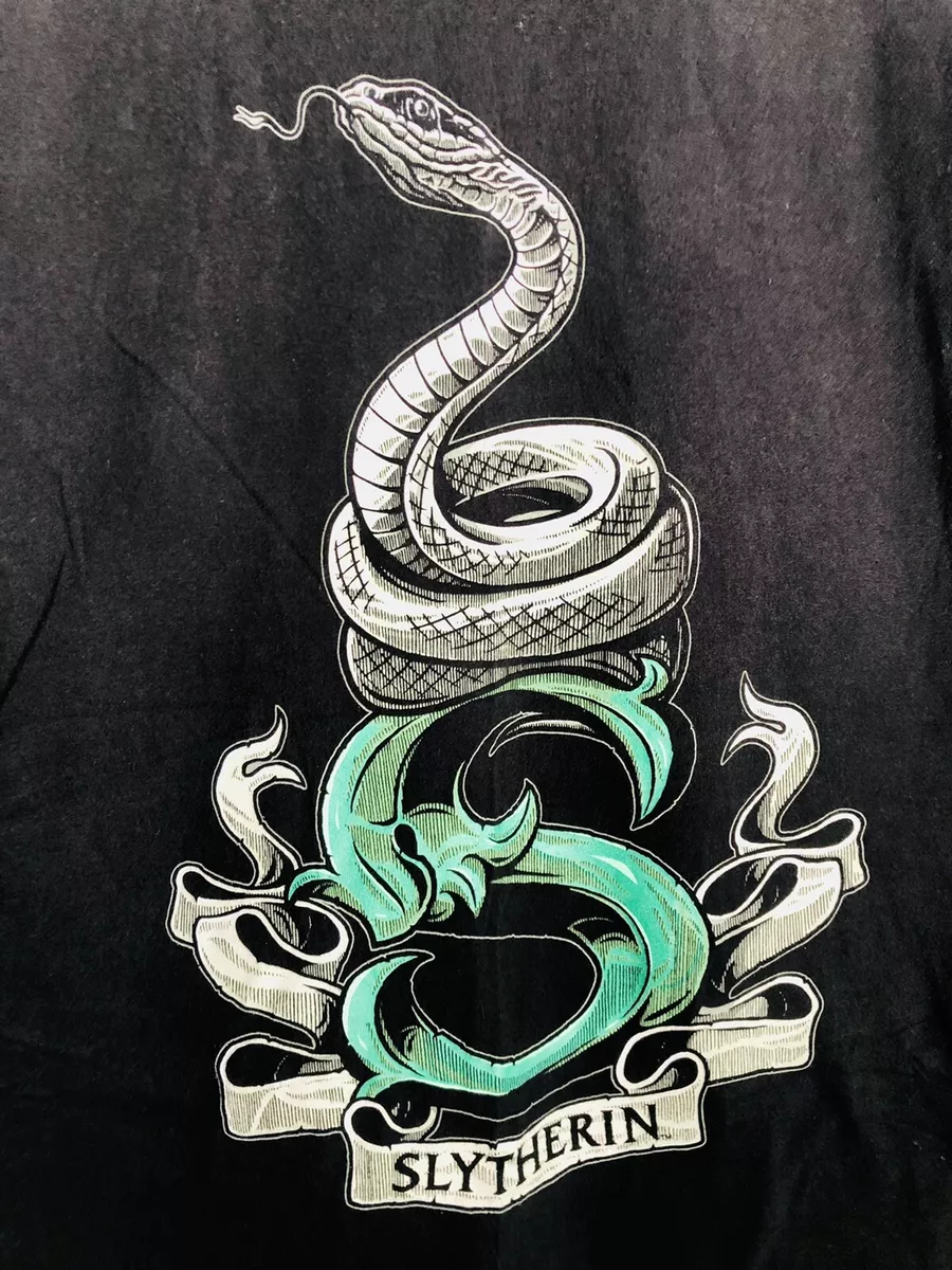 Logo Large eBay Snake Black Shirt Slytherin Harry | T-Shirt Shirt Crest Tee Potter