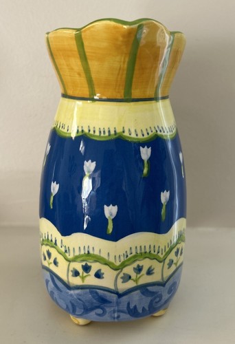 Small 7.5” Country Pitcher By Kimberly Hodges Tulip Design Cupcakes & Cartwheels - Picture 5 of 10