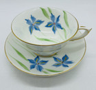 Paragon Teacup and Plate by Appointment Blue Lilies