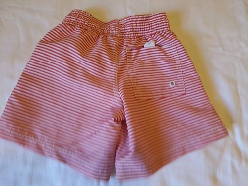 Jungen Kleinkind Southbound Badehose 2T Preppy Active rot gestreift Badeanzug  - Bild 4 von 6