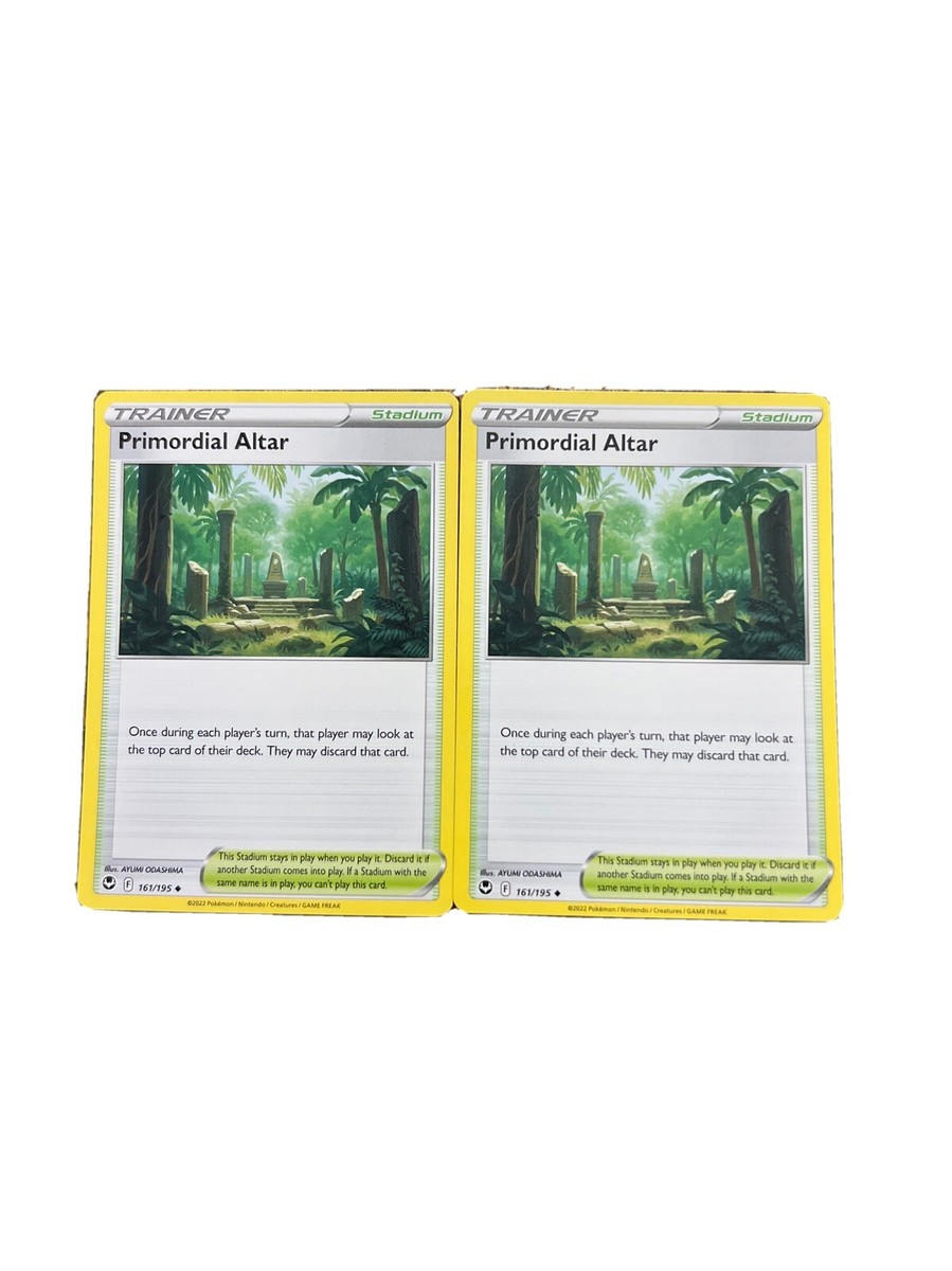 primordial altar pokemon card value Primordial Altar - SWSH12: Silver Tempest [REVERSE HOLO]