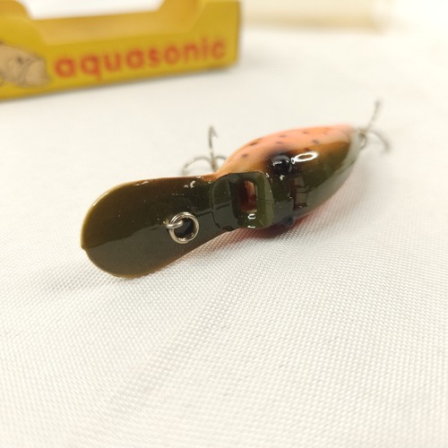 Vintage Fishing Lures NIB The Hole Idea Deep Baby Noisy Aquasonic Rainbow #725 - Picture 9 of 9