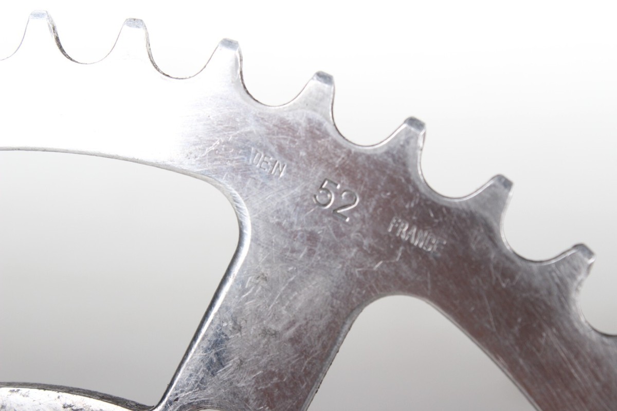 Vintage TA Specialites 52t Chainring 3-Bolt 116mm BCD Made in