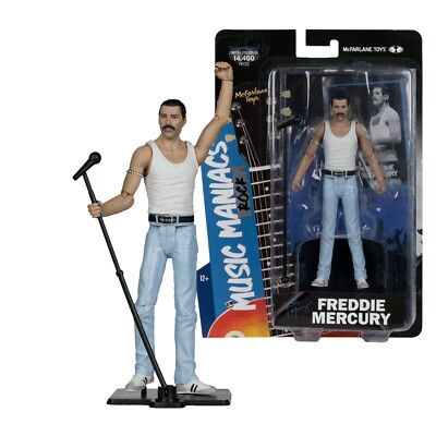 Music Maniacs Metal Wave 3 Freddie Mercury 6In Figure Mcfarlane | eBay
