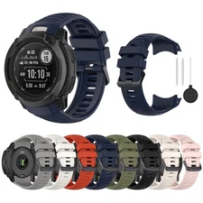 Replacement Strap Sport Silicone Strap Watch Band w/ Tool For Garmin Instinct 2X