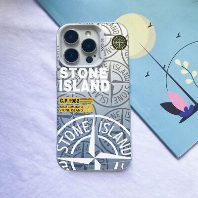 Stone Logo Silikon Hülle For iPhone 16 15 14 13 12 11 Plus Pro Max Case Taschen