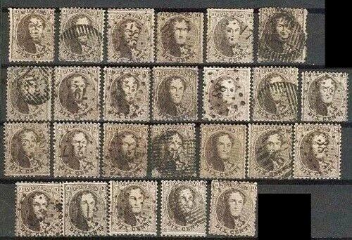 BELGIUM  LOT  Sc 1x2  2x3  3  13x2  14x25  16x5  USED FVF - Image 4 of 4