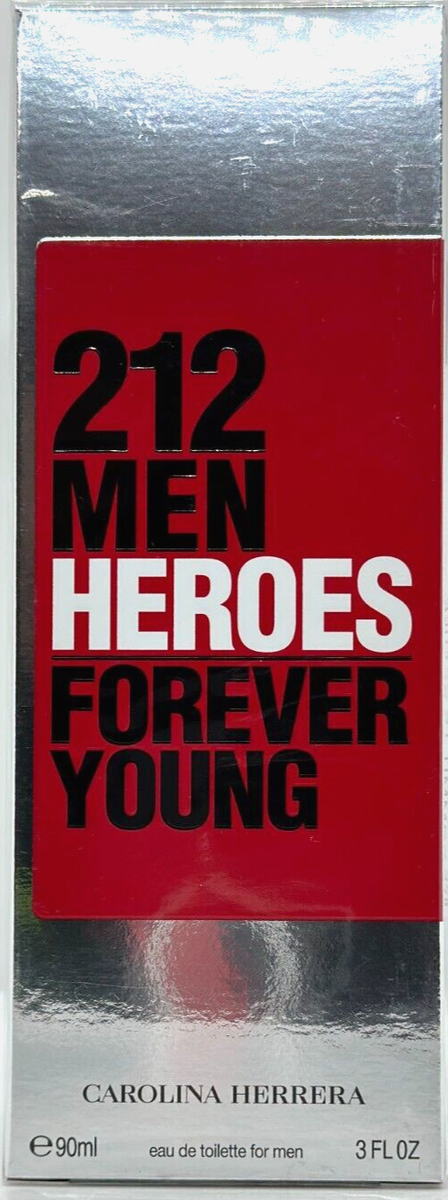 CAROLINA HERRERA 212 MEN HEROES FOREVER YOUNG EDT SPRAY 3.0 Oz
