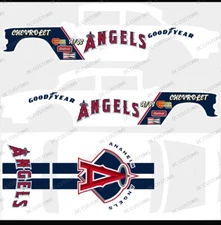55 CHEVY GASSER (NONE-WHITE TONER) DECALS ANGELS
