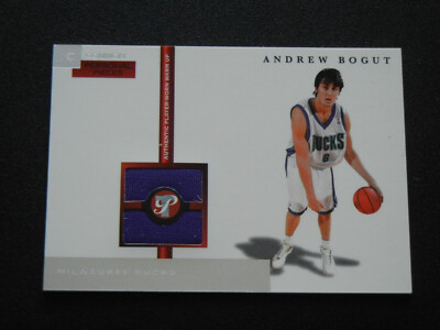 2005-06 Topps Pristine Personal Pieces /350 Andrew Bogut ROOKIE Bucks Jersey