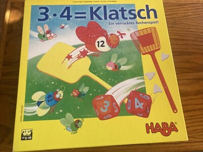 Haba Germany 3 x 4 = Klatsch math game Quality