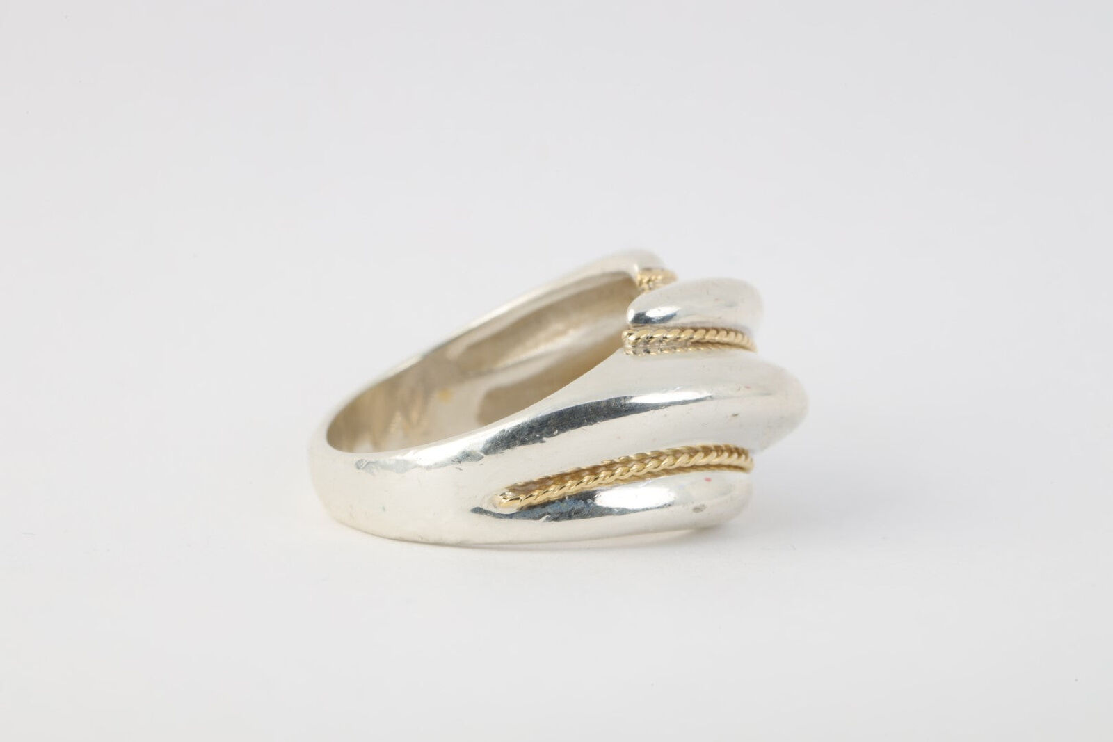 Tiffany & Co. 925 Silver and 14k Yellow Gold Shri… - image 2