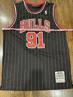 XL Mitchell＆Ness NBA JERSEY BULLS RODMAN Dennis Rodman Chicago Bulls Mitchell & Ness Authentic Jersey