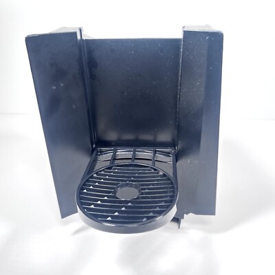 Keurig Lavazza R500 ABS black plastic pod container w/ holder closes & opens