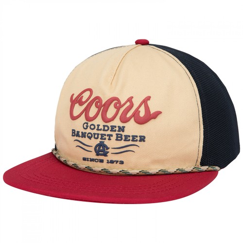 Coors Golden Banquet Beer Cotton Twill Rope Hat Multi-Color