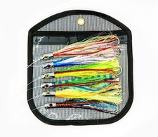 Jet Head Octopus Skirts Trolling Lure Set! Rigged and Ready to Fish! Mahi Mah...