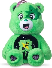 Care Bears 14" Medium Plush Rock Theme Good Luck Bear Plush (Eco Friendly) New