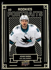 2022-23 Upper Deck UD Portraits Adam Raska San Jose Sharks #P-66