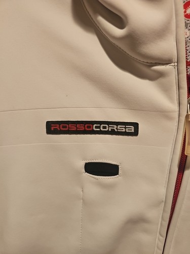 Women’s Castelli Jacket Windstopper Red White Xl Full Zip Cycling Rosso Corsa - Picture 2 of 14
