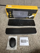 E-YOOSO Ergonomic 2.4 GHz Wireless Full Size Keyboard  Mouse
