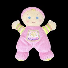 Fisher Price Pink My First Doll Stuffed Plush Baby Rattle Security Lovey 2008