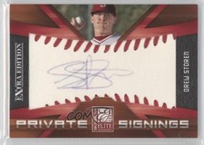 2009 Donruss Elite Extra Edition Private Signings /100 Drew Storen #7 Auto 1q7