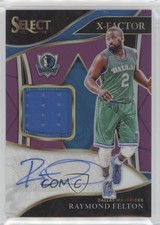 2021-22 Panini Select Purple Prizm 76/99 Raymond Felton #XF-RFT Auto ka6
