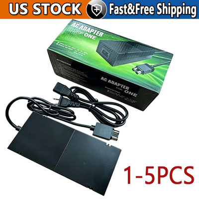 For Microsoft XBOX ONE Console AC Adapter Brick Charger Power Supply Cord Cable