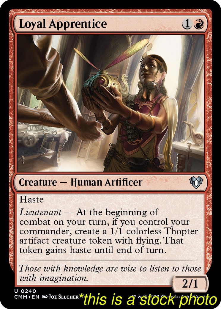 Magic Loyal Apprentice Commander Masters 240 Near Mint