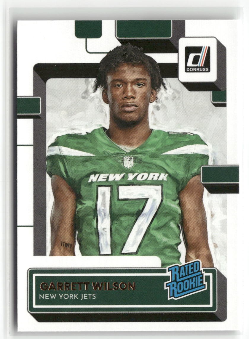 2022 Donruss #306 Garrett Wilson Canvas RC ☘️127