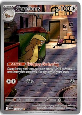 Gumshoos - Illustration Rare ME01: Mega Evolution 153/132 NM