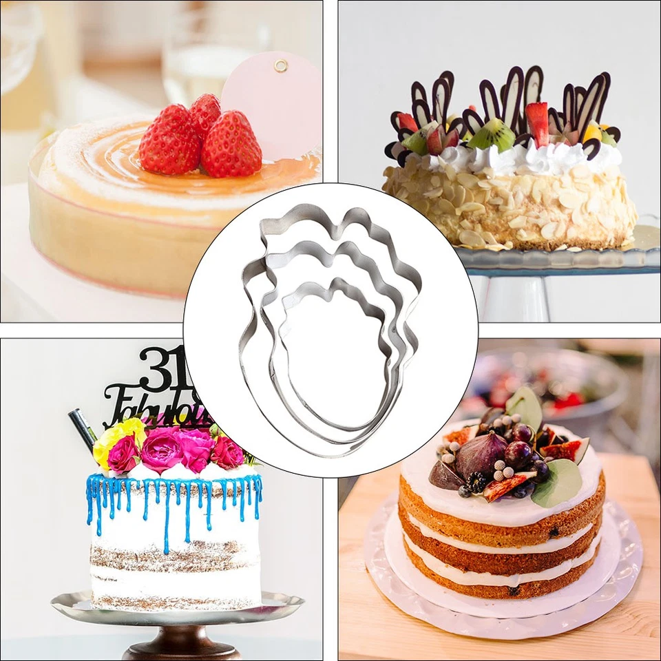 1 set da 6 pezzi da 6 pezzi in acciaio inossidabile per biscotti (argento) - Immagine 4 di 4