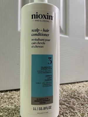 NIOXIN Pro Clinical Scalp + Hair Conditioner 3 33.8 fl oz Peppermint Oil