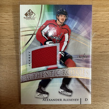 2020 SP Game Used Authentic Rookies Silver Jersey Alexander Alexeyev Rookie RC
