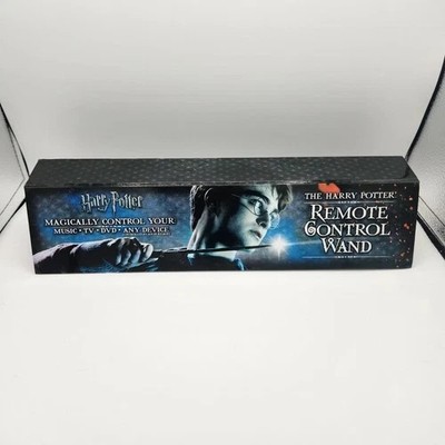 The Noble Collection Harry Potter TV Music IR Remote Control Wand NIB Working 