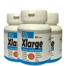 Penis Enlarger Harder Dick Enhancer Stamina Male Enhancement Caps 60ct - (3pack)