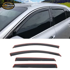 In-Channel Window Visors Fits 16-20 Kia Sorento Rain Sun Guard Vent Deflector