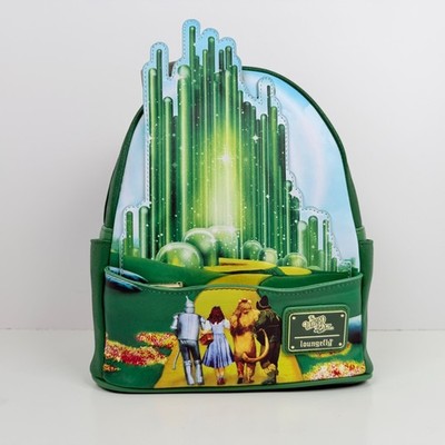 Loungefly Wizard Of Oz Emerald City Glow In The Dark Backpack Shimmer NWT