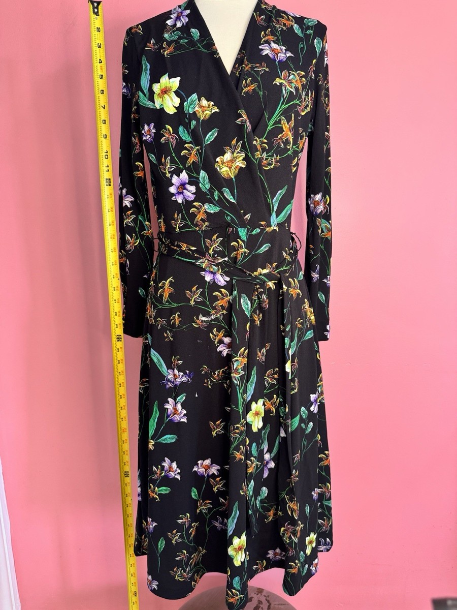 open lace back dress Floral Embroidered Sequin Midi Dress with Puff Sleeves Champagne / Above Knee / US6 main image 0
