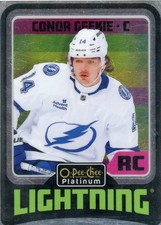 2024-25 OPC PLATINUM RETRO RAINBOW R97 CONOR GEEKIE NEAR MINT CONDITION
