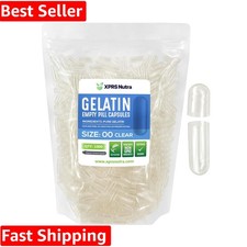 Size 00 Empty Capsules - 1000 Count Joined Empty Gelatin Capsules - DIY Capsu...