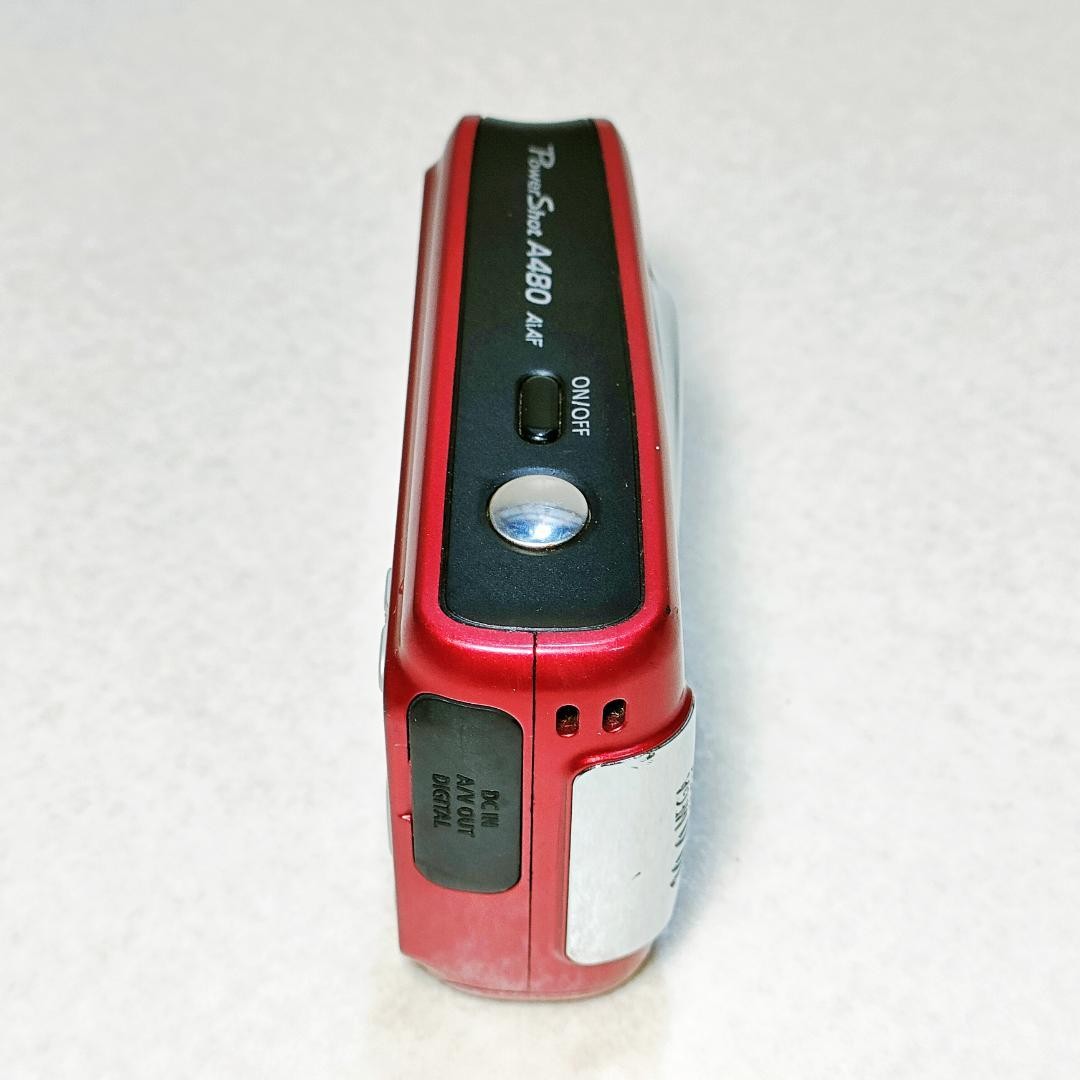Canon PowerShot A480 Compact Digital Camera Red 3.3x Zoom Tested