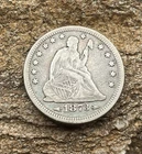 Sweet 1873 P Arrows Seated Liberty Quarter 25c - VF Details