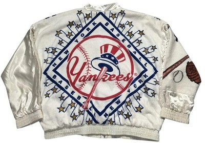 Vintage Renata New York Yankees Cut Sew Jacket (Size XL)