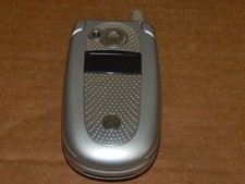 Motorola V400 Cellular Cell Flip Phone Silver Rare Untested