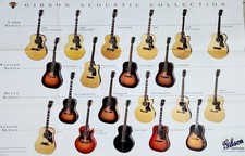 Huge Double-Sided Gibson Acoustic Guitar/BB King Poster