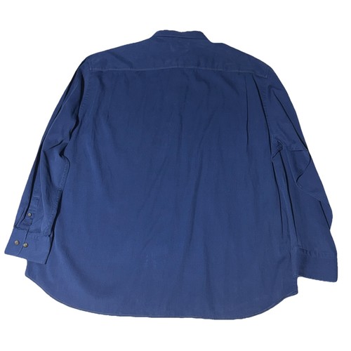 Tommy Bahama Port Royal Camp Shirt Men's XXL Silk Blend L/S Navy NWT 104$ READ! - Picture 3 of 12