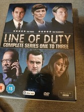 Line Of Duty DVD Boxset Complete Series 1-3, 6 Discs In Total Set.
