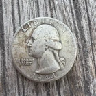 1944 Washington Quarter, Good Condition : World War II Era - .9 Fine Silver Coin